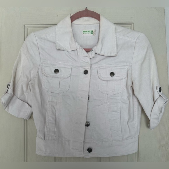 Dream out Loud Cropped Jean Jacket - Picture 1 of 4